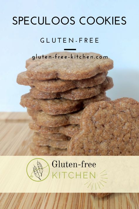 Gluten-free Speculoos Cookies (Dutch Speculaas). Deliciously spiced and gluten-free! Indulge in the irresistible flavors of homemade gluten-free Speculoos cookies! Gluten Free Roll Out Cookies, Gluten Free Speculoos Cookies, Buckwheat Cookies Gluten Free, Gluten Free Sourdough Cookies, Easy Gluten Free Christmas Cookies, Dutch Biscuits, Windmill Cookies Recipe, Gluten Free Spritz Cookies, Stamp Cookies Recipe