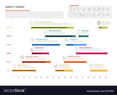 Progress Chart, Project Timeline, Gantt Chart, Timeline Design, Ppt Design, Resume Design, Magazine Layout, Data Visualization, Web App