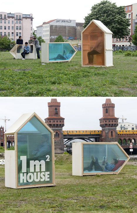 Smallest House, Mobile Architecture, Temporary Architecture, Mobile Living, Desain Lanskap, Urban Furniture, Street Furniture, Urban Spaces, Mini House