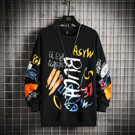 Shop Now 🛒: https://oneblac.com/products/singleroad-mens-crewneck-sweatshirt-men-harajuku-oversized-japanese-streetwear-hip-hop-black-hoodie-men-sweatshirts-hoodies VISIT OUR STORE FOR MORE COLLECTIONS 🛍: www.oneblac.com. UPTO 70% OFF SALE IS LIVE NOW 🎉 Unleash your urban style with our Street Style Printed Oversized Sweatshirt. Designed for a comfortable oversized fit and crafted from high-quality cotton, this pullover will keep you cozy and stylish. The round neck and long sleeves add a ... Japanese Graffiti, Mode Harajuku, Black Hoodie Men, Spring Hoodie, Mens Crewneck Sweatshirt, Streetwear Sweatshirt, Oversized Streetwear, Style Hip Hop, Style Japonais