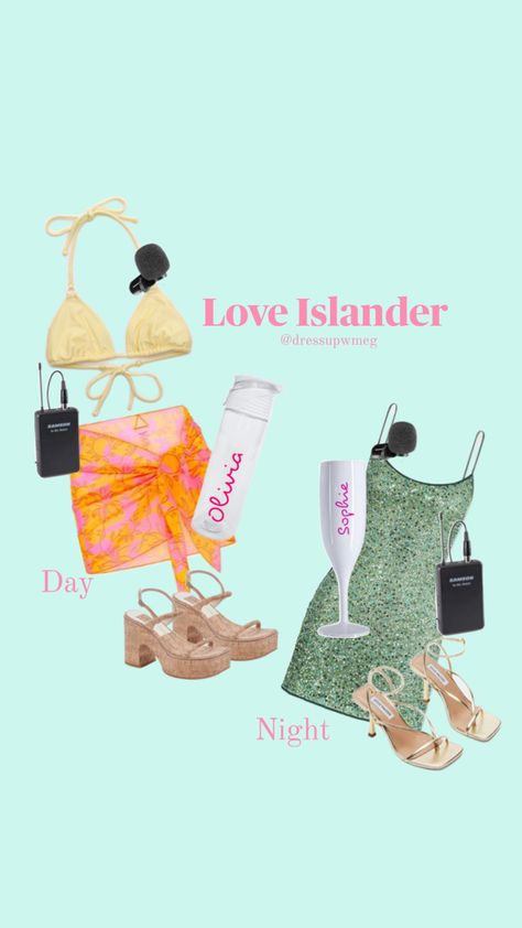 Day to night looks for a Love Island costume Love Island Costume, Love Island Costumes, Vaction Outfits, Love Island Outfits, Trendy Halloween Costumes, Big Little Reveal, Trendy Halloween, Love Island, Day To Night