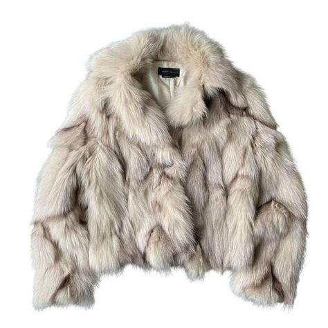 Women's BCBGMAXAZRIA Fox Coat - Brown - Fur coats Luxurius & glamorous white fox fur jacket, made from real fox fur. Fox fur coat. Made of cropped fox fur pieces. Nude/Beige color. Side pocketsShort collar. Real colors may vary slightly from the color on your screen. Length:medium. Style:button. Fur. Type:trench-coat. Hood:hood. Scalloped Lace Dress, Fox Coat, Fox Fur Jacket, Fox Fur Coat, Luxury Women Fashion, White Fox, Dolce E Gabbana, Fox Fur, Fur Jacket