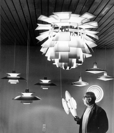 The 5 Most Famous Danish Lights | The Study Ph Artichoke Lamp, Ph Lamp, Artichoke Lamp, Danish Lighting, Poul Henningsen, Copper Chandelier, Louis Poulsen, Salvador Dali, Modern Chandelier