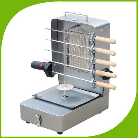 Kebab Doner, Vertical Rotisserie, Barbeque Grill Design, Restaurant Kitchen Equipment, Best Gas Grills, Buffet Stand, Brick Bbq, Kebabs On The Grill, Diy Grill