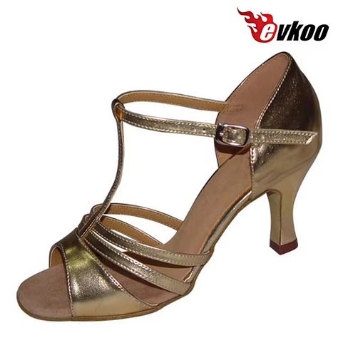 Evkoodance Customsize Brand Woman Latin Dance Shoes T-strap Style 7 cm Heel Five Different Color Can For Choice Evkoo-211 - AliExpress 201768104 Ballet Accessories, Salsa Shoes, Latin Shoes, Latin Dance Shoes, Shoes Model, Shoe Brushes, Fishnet Stockings, Latin Dance, Sole Shoes