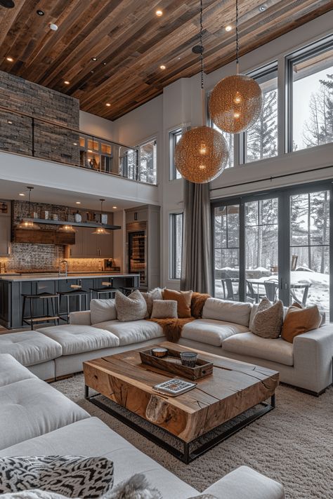 Stunning Modern Living Room Design Ideas Contemporary Kitchen Design Ideas, Rustic Living Room Ideas, Modern Living Room Design Ideas, Living Room Nook, Modern Living Room Ideas, Modern Living Room Design, Modern Rustic Living Room, Living Room Decor Rustic, Modern Farmhouse Living Room