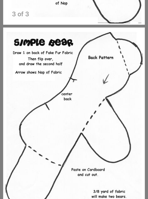 Fake Fur Fabric, Teddy Bear Patterns Free, Baby Gifts To Make, Diy Teddy Bear, Bear Patterns Free, Baby Diy Projects, Teddy Bear Sewing Pattern, Felt Toys Patterns, Cute Sewing Projects