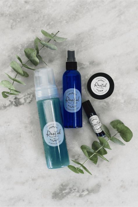 Basic Skincare Bundle by Rooted For Good - Blue Tansy Upgrade & Renew Cream / Peppermint / Complete Skin Care Routine, Blue Tansy Essential Oil, Carrot Seed Essential Oil, Copaiba Essential Oil, Basic Skincare, Now Essential Oils, Skincare Bundle, Tighten Skin, Ylang Ylang Essential Oil