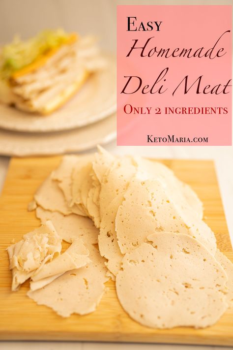 Easy Homemade Deli Meat - Maria Mind Body Health Homemade Deli Meat, Luncheon Meat Recipe, Deli Meat Recipes, Maria Mind Body Health, Chicken Lunch, Lunch Meat Recipes, Homemade Sandwich, Luncheon Meat, Homemade Lunch