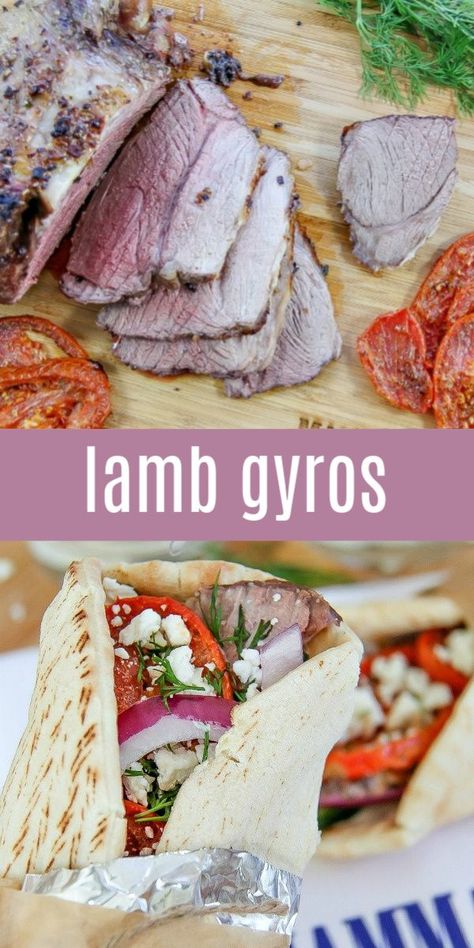 Gyro Sauce, Lamb Gyro Recipe, Gyro Sandwich, Gyro Meat Recipe, Gyros Recipe, Lamb Gyros, Greek Gyros, Gyro Recipe, Grilled Lamb