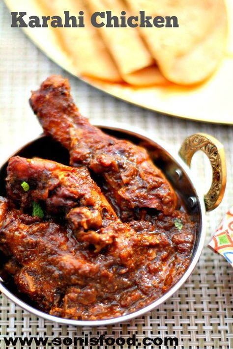 Karahi Chicken Pakistan Food, Karahi Recipe, Chicken Karahi, Indian Chicken Recipes, Valentine Recipes, Cumin Seeds, Daily Recipes, Pakistani Food, Chicken Drumsticks