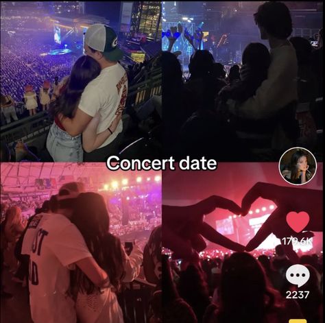 Double Date Pictures, Date Aesthetics, Boyfriend Activities, Things To Do With Your Boyfriend, Concert Date, Dream Dates, Date Activities, Romantic Date Night Ideas, Double Dates