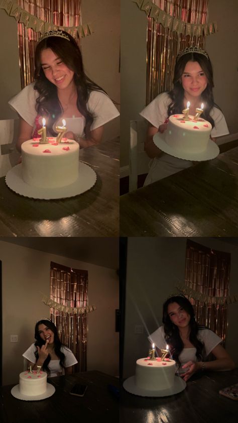 Pics With Bday Cake, 17th Bday Photoshoot Ideas, 17th Birthday Picture Ideas, Brithday Idol Ideas, Birthday Cake Picture Ideas, Cake Poses Photo Ideas, 18th Birthday Photoshoot Ideas Instagram, Ideas Para Cumpleaños Mujer, 16 Birthday Photoshoot Ideas