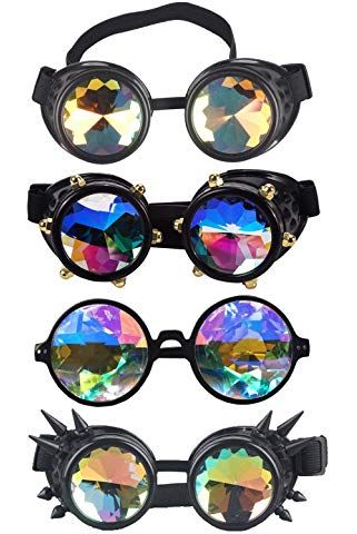 Vintage Goggles, Kaleidoscope Glasses, Goggles Glasses, Steampunk Goggles, Kaleidoscopes, Cool Glasses, Magical Jewelry, Rainbow Crystal, Prisms