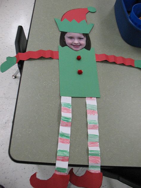 Elf craft: image only Elf Craft, Elf Crafts, Christmas Kindergarten, Christmas School, 12 December, Preschool Christmas, Christmas Classroom, Classroom Crafts, Noel Christmas