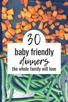 30 baby led weaning dinners for the whole family. An entire month of dinners that are baby and toddler friendly. #babyledweaning #dinnerideas #blw #familydinners Baby Friendly Dinners, Dinners For The Whole Family, Fingerfood Baby, Baby Dinner, Weaning Foods, Baby & Toddler Food, Baby Led Weaning Recipes, Weaning Recipes, Baby Finger Foods