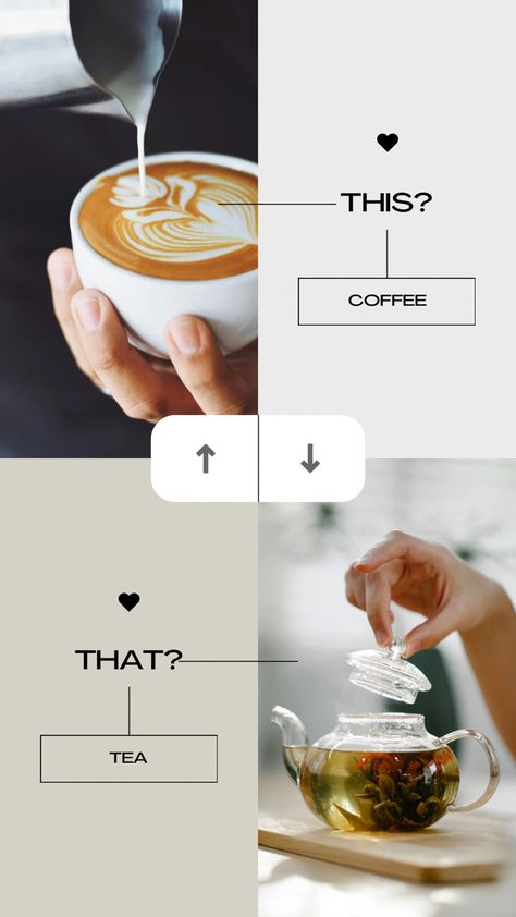 Food Shoot, Coffee Advertising, Nescafe Dolce Gusto, Coffee Shop Photography, Font Combos, Recipe Template, Interactive Stories, Story Board, Instagram Photo Ideas Posts