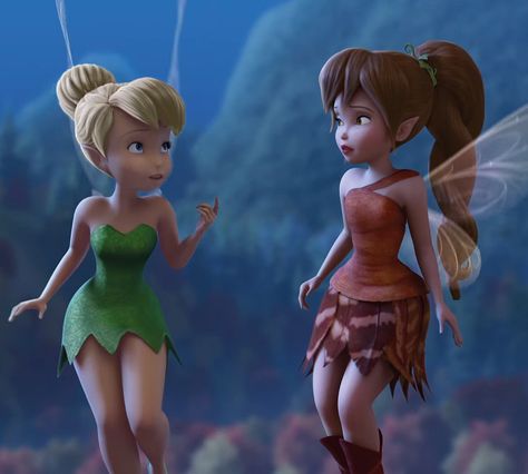 Blonde Brunette Duo Cartoon, Tinkerbell And Fawn Costume, Blonde And Brunette Duos Cartoon, Duo Blonde And Brunette Costume, Blonde And Brunette Characters, Blond And Brunette Duo Characters, Blonde And Brunette Halloween, Tinkerbell And Fawn, Blonde Brunette Duo Halloween Costumes