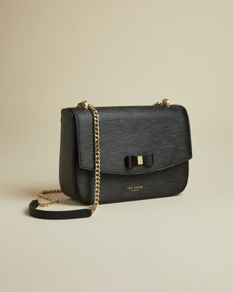 Ted Baker Ted Baker Bag, Handbags Designer, Black Leather Crossbody Bag, Handbag Outlet, Ted Baker London, Black Bag, Black Cross Body Bag, Women's Bags, Michael Kors Monogram