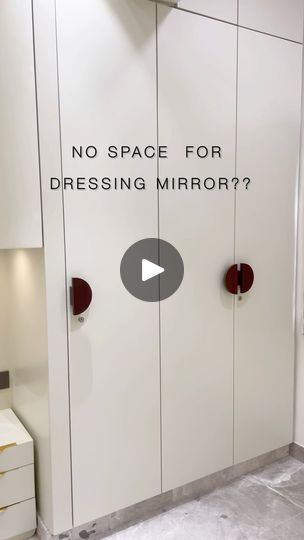 243K views · 10K reactions | Unveil the perfect space-saving innovation for your home!
Our reel features a hidden dressing mirror, ingeniously designed for those tight spots where a traditional mirror just won’t work. Blending seamlessly into your wardrobe, this smart design isn’t just functional—it’s a touch of modern sophistication.
See how we turn limited space into a sleek and practical solution.
.
.
.
.
.
#CompactDesign #HiddenElegance #interiordesign #imagisionstudio #dressingmirror #spacesavingfurniture #luxuryinteriordesign #bedroominterior #interiordesigninspo #interiordesigning #luxuryhome #spacesavingideas #spacemanagement #wardrobedesign #wardrobeinspo | Sakshi & Bhavika | NEW DELHI Mirror And Wardrobe Design, Dressing Room Mirror Design, Dressing Wardrobe With Mirror, Hidden Dressing Mirror, Hidden Mirror In Wardrobe, Dressing Area Design, Wardrobe Mirror Design, 3 Door Wardrobe Design, Mirrored Wardrobe Doors