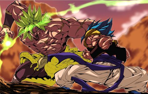 #Movie Dragon Ball Super: Broly Broly (Dragon Ball) Gogeta (Dragon Ball) Super Saiyan Blue #1080P #wallpaper #hdwallpaper #desktop Gogeta Vs Broly Wallpaper, Super Saiyan Green, Gogeta Wallpaper, Dragonball Z Wallpaper, Dragonball Art, Broly Movie, Super Saiyan Rose, Super Broly, Anime Scenes