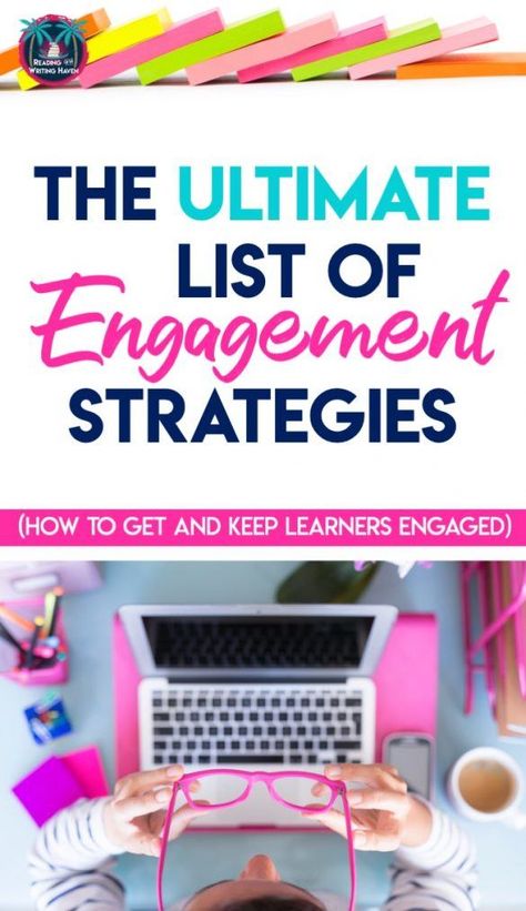 Student Engagement Strategies High School, Engaging Learning Activities, High School Engagement Strategies, Engagement Strategies High School, How To Engage Students In The Classroom, Engagement Strategies Middle School, Classroom Engagement Ideas, Engagement Activities For Students, Instructional Strategies Middle School