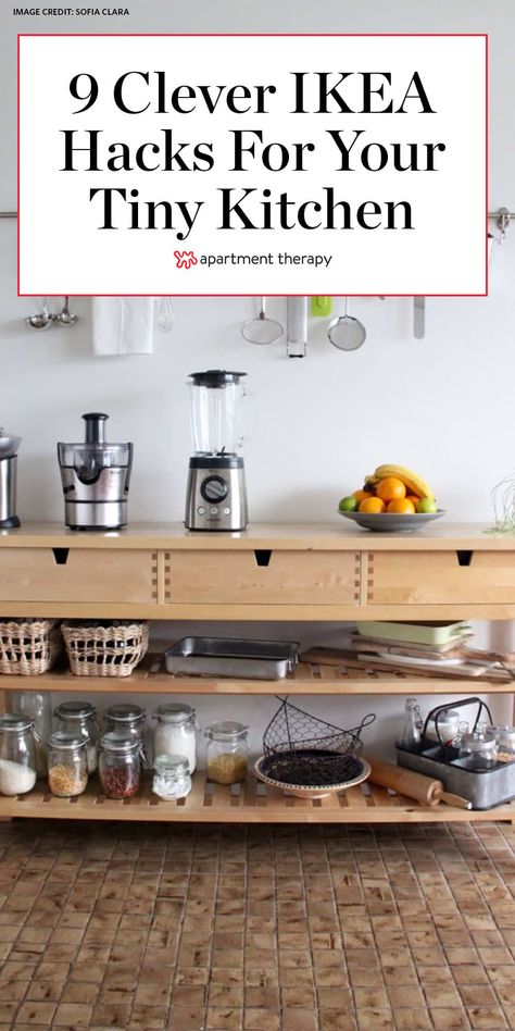 Small Kitchen Hacks, Organiser Cucina, Ikea Desk Hack, Hacks Ikea, Ikea Hack Ideas, Ikea Furniture Hacks, Home Inspo, Furniture Hacks, Apartment Kitchen