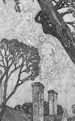 Shadow People Drawing, Franklin Booth, Pen Ink Drawing, Shadow People, Ink Master, Wood Engraving, 판타지 아트, Ink Illustrations, Chiaroscuro