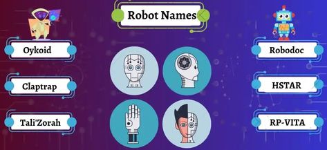 I am a robotic engineer; I have always been fascinated by the idea of robots having their own unique names. In my experience, naming a robot can be more than just assigning an identifier; it can give the machine a sense of personality and identity, making it feel more like a member of the team. ... Read more The post Robot Names For Your Project, Home Bot, Famous Movie, etc appeared first on Good Name. Robot Names, Robotic Engineer, Robotics Engineering, Famous Movies, A Robot, Unique Names, Character Names, The Machine, Cool Names