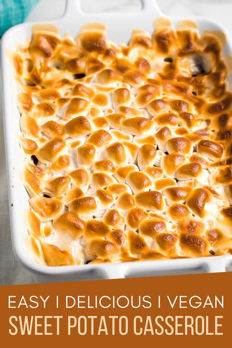 Meal Prep Frozen, Sweet Potato Caserole, Healthy Casserole Recipes For Dinner, Sweet Potato Casserole With Marshmallows, Vegan Sweet Potato Casserole, Sweet Potatoes With Marshmallows, Sweet Potato Thanksgiving, Healthy Casserole, Healthy Casserole Recipes