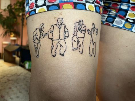 David Byrne Tattoo, Talking Heads Tattoo, Sick Makeup, Tongue Tattoo, Patchwork Tattoos, Dice Tattoo, Recycle Projects, Leaving Las Vegas, David Byrne