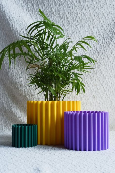 CURLY WURLY Plant Pot Plant Based Plastic Eco-friendly 3D Printed Planter - Etsy Werid Vases, White House Colorful Accessories, Hypebeast Room Pots & Planters, Plant Bedroom Pots & Planters, Purple Funky Vase, House Items Furniture, House Plant Bowl, Garden Room Pots & Planters, Indoor Pot Plant Stand