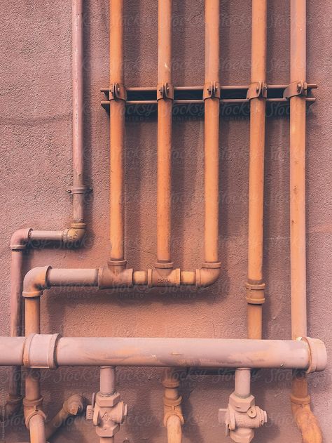 Utility Aesthetic, Industrial Piping, Building Utilities Architecture, Pipes Design, Water Pipe, Pipe Aesthetic, Pipes Aesthetic, Industrial Aesthetic, Industrial Pipes Factory