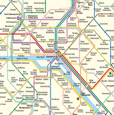 The Paris Metro Map : a convenient means of transportation and a work of art Metros : The network of lines covers central Paris, ... Paris Subway, Paris Tourist Attractions, Paris Printables, Paris Tourist, Underground Map, Subway System, Train Map, Metro Paris, Transit Map