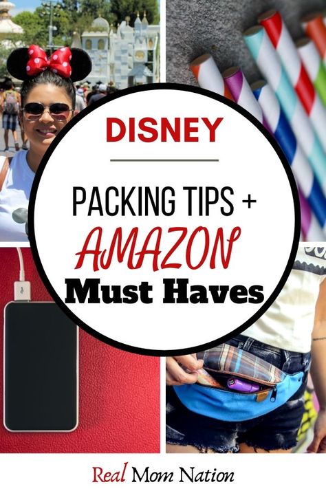 Things For Disney Trip, Disney Amazon Buys, Disney Christmas Packing List, Disney Trip Must Haves Packing Lists, Disney Suitcase Packing, Disney Trip Essentials Packing Lists, Disneyland Toddler Packing List, Must Haves For Disney Trip, Things To Buy Before Disney World