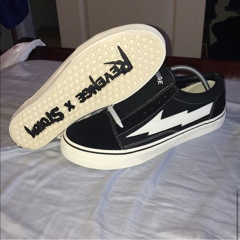 Revenge X Storm Shoes, Revenge Storm, Custom Fitted Hats, Drip Drip, Shoe Wishlist, Old Shoes, Hot Shoes, Vans Old Skool Sneaker, Vans Authentic Sneaker