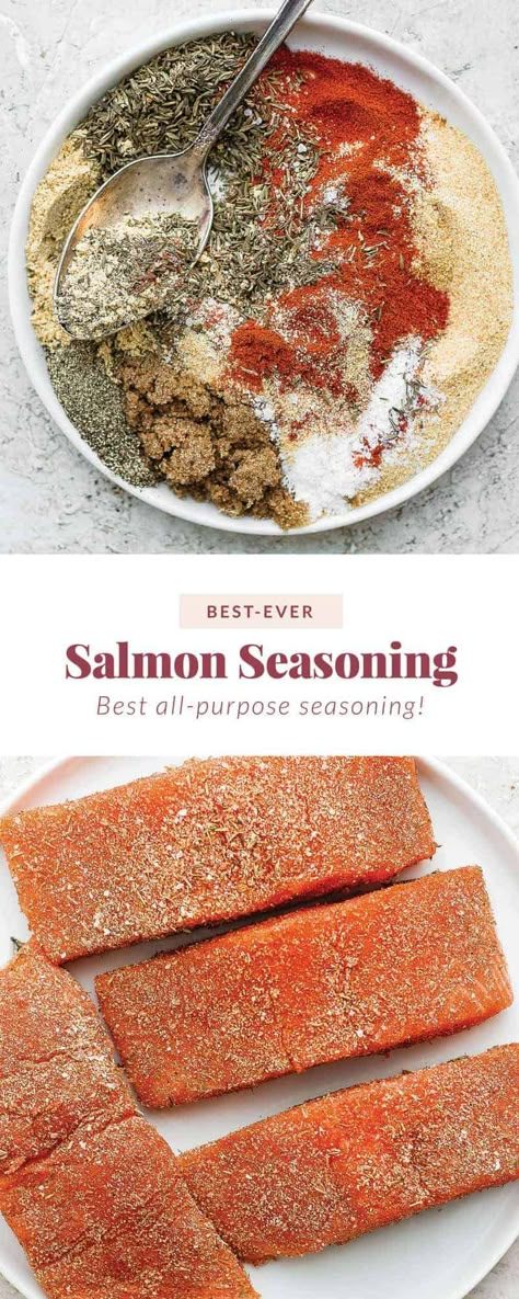 Make your own Homemade Salmon Seasoning with just 7 ingredients you likely already have in your spice cupboard, and you’ll be on your way to the most flavorful salmon in no time.