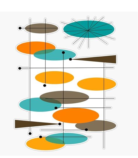 Mid Century Modern Shapes, Mid Century Patterns, Mid Century Modern Color Palette, Mid Century Modern Patio, Mid Century Modern Artwork, Mid Century Modern Office, Atomic Design, Mid Century Modern Christmas, Tool Room