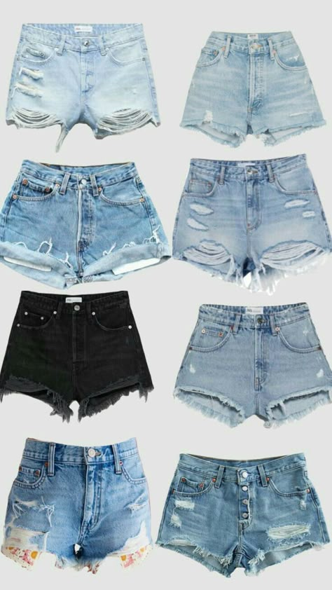 Where To Get Jean Shorts, Summer Outfits Denim Shorts, Obx Clothes, Preppy Summer Outfits, Summer Shorts Outfits, Casual Preppy Outfits, Denim Diy, Wardrobe Outfits, Simple Trendy Outfits