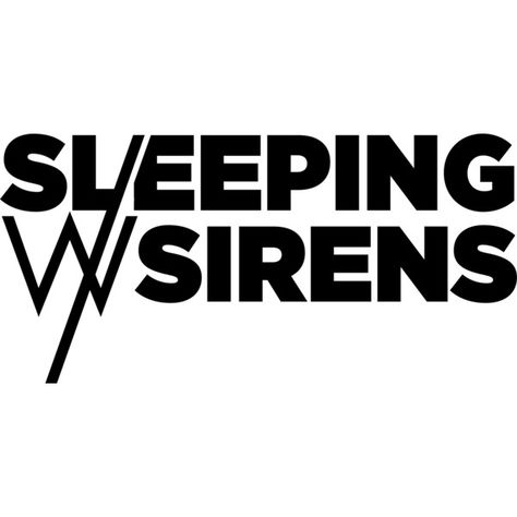 Sleeping With SIRENS LOGO ❤ liked on Polyvore featuring bands, backgrounds, fillers, text, quotes, phrase and saying Kpop Logo Design, Kpop Logo Design Ideas, Sleeping With Sirens Logo, Kpop Logo, Punk Patches, Sleeping With Sirens, Simple Designs To Draw, Logo Design Ideas, Sirens