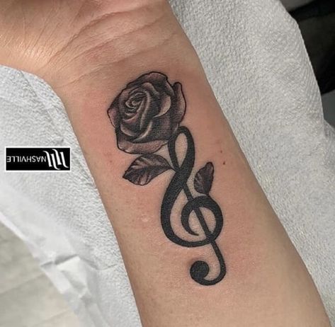 Tattoos To Honor Mom, Word Tattoos On Arm, Rose Flower Tattoo, Full Hand Tattoo, Arm Sleeve Tattoos For Women, Cowgirl Tattoos, Music Notes Tattoo, Hand And Finger Tattoos, Music Tattoo Designs