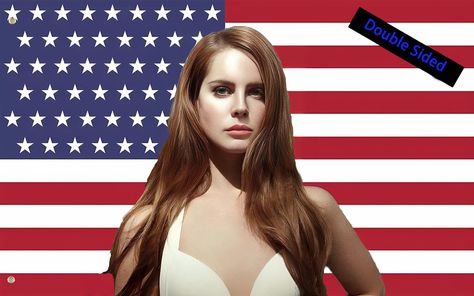 PRICES MAY VARY. Captivating Design: Our Lana Del Rey American Flag showcases an enchanting design that seamlessly blends the image of Lana Del Rey with the vibrant American flag. This stunning combination represents the perfect fusion of music and patriotism, making it a unique and appealing decoration for fans and patriots alike. Premium Quality: Crafted from durable polyester material, this flag is designed to withstand the elements and maintain its vibrant colors. The high-quality printing e Lana Del Rey Flag, Dorms Decor, Room Deco, Vintage Americana, Lana Del Ray, Outdoor Flags, Party Funny, Flag Banner, Garden House