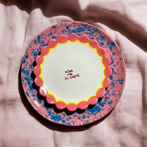 THE terracotta dinner plate of our dreams !!! ☁️🩷☁️ Blue Terracotta, Dining Plates, Italy Food, Apple Pay, Dinner Plate, Dining Experiences, Dinner Plates, Dinner Party, Handmade Items