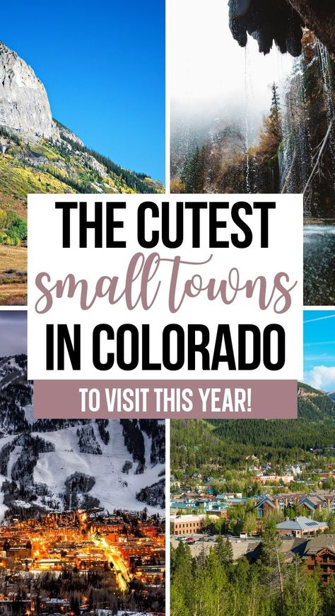 Colorado Vail, Colorado Family Vacation, Places In Colorado, Colorado Mountain Homes, Glenwood Springs Colorado, Things To Do In Colorado, Colorado Towns, Colorado Travel Guide, Visit Colorado