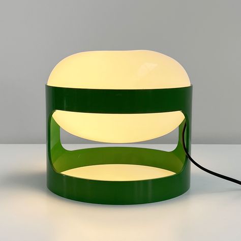 Listed on VNTG.com: Green KD27 Table Lamp by Joe Colombo for Kartell, 1960s | #vntg #vintage Kartell Lamp, Habitat Project, Spider Lamp, Habitats Projects, Vintage Spider, Joe Colombo, Light Bulb Lamp, Arc Lamp, Tape Dispenser