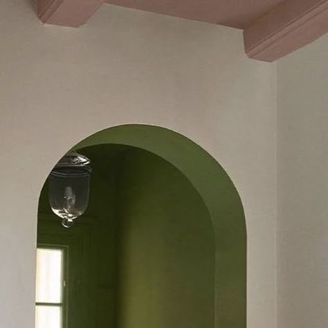 Hallway Arch Decor, Painted Arched Doorway, Arch Doorway Paint Ideas, Round Door Way, Rooms With Arches, Archway In Bedroom, Painted Doorway Arch, Arch In Home, Doorway Arch Ideas