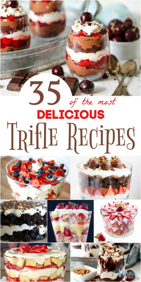 Oreo Trifle, Simple Dessert Recipes, Trifle Recipes Easy, Trifle Bowl Recipes, Easy Trifle, The Best Dessert Recipes, Trifle Dessert Recipes, Trifle Recipes, Super Easy Desserts