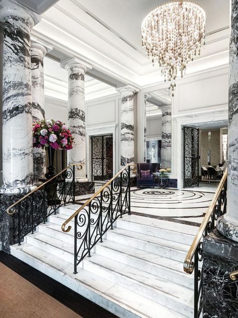 Why This Luxury London Hotel Needs To Be On Your Spring Bucket List Langham Hotel London, Luxury Hotels Interior, Spring Bucket List, Luxury Hotel Design, Langham Hotel, Soho Hotel, London Hotel, Grand Hall, Luxury London