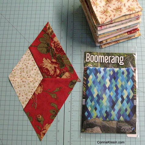 Boomerang Quilt Pattern, Boomerang Quilt Pattern Free, Rhombus Quilt Pattern, Diamond Quilt Pattern Free, Batik Quilt Patterns, Churn Dash Quilt, Jaybird Quilts, Triangle Quilt Pattern, Boomerangs