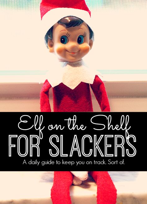 Don't worry if you're too busy this Christmas for elaborate Elf on the Shelf ideas. You're not alone. Make your life easier with this Elf on the Shelf guide for Slackers. Simple Elf on the Shelf ideas for every day of the week - and what to do when you forget to move your Elf. When You Forget To Move The Elf, Tradition Ideas, Timmy Time, Elf Antics, Elf Fun, Christmas Tradition, Elf Ideas, Buddy The Elf, Elf On The Shelf Ideas